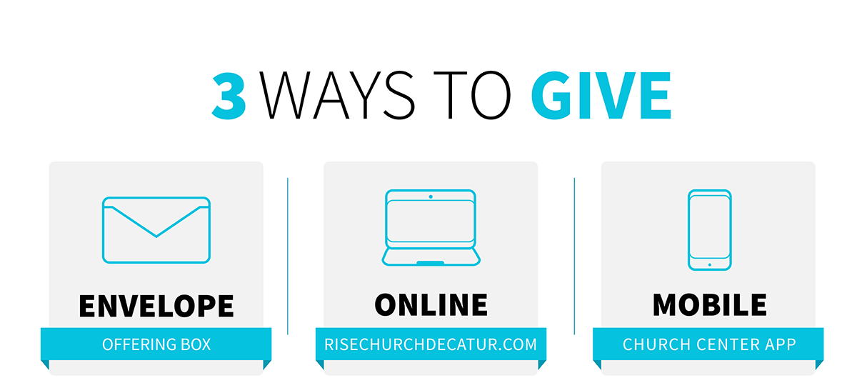 3 ways to give